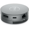 Dell DA310 Wired USB 3.2 Gen 2 (3.1 Gen 2) Type-C Silver - (470-AEUP)