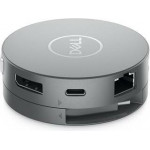 Dell DA310 Wired USB 3.2 Gen 2 (3.1 Gen 2) Type-C Silver - (470-AEUP)