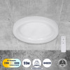 GloboStar ���������� ������ ������ LED CCT 55W 6376lm 120� AC 220-240V �� ��������������� All In One ����� ����� 6000k+������ ����� 4500k+����� ����� 2700k Dimmable �48cm - ����� - 3 Years Warranty - (61035)