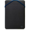 HP Reversible Protective 14.1-inch Blue Laptop Sleeve - (2F1X4AA)