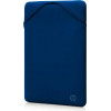 HP Reversible Protective 14.1-inch Blue Laptop Sleeve - (2F1X4AA)
