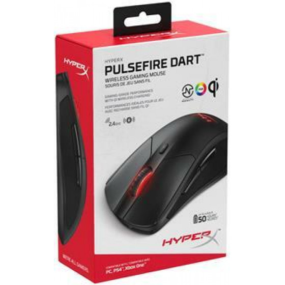 HyperX Pulsefire Dart mouse Right-hand RF Wireless Optical 16000 DPI - (4P5Q4AA)