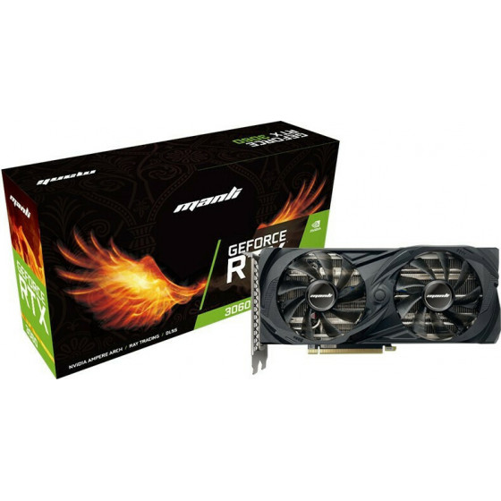 Manli GeForce RTX 3060 12GB GDDR6 LHR - (N63030600M25004C1B00619)
