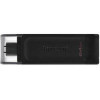 Kingston Technology DataTraveler 70 USB flash drive 64 GB USB Type-C 3.2 Gen 1 (3.1 Gen 1) Black - (DT70/64GB)