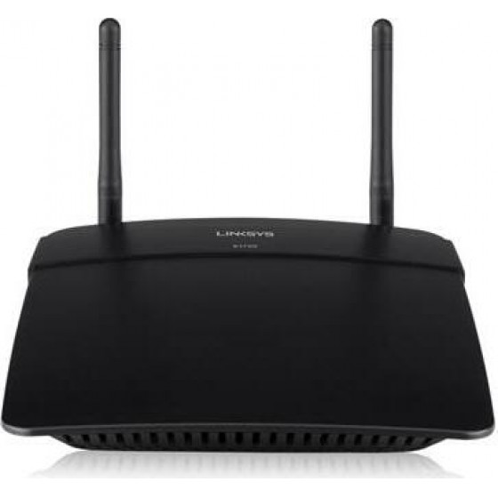 Linksys E1700 wireless router Single-band (2.4 GHz) Gigabit Ethernet Black - (E1700-EJ)