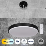 GloboStar �������� ���������� ������ LED CCT 76W 8372lm 120� AC 220-240V �� �������� �������� ���� ���������������� All In One ����� ����� 6000k+������ ����� 4500k+����� ����� 2700k Dimmable �45cm - ����� - 3 Years Warranty - (61019)