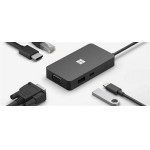 Microsoft USB-C Travel Hub USB 3.2 Gen 2 (3.1 Gen 2) Type-A Black - (SWV-00009)