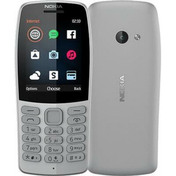 Nokia 210 DS Grey - (16OTRD01A04)