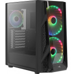Aerocool NightHawk Duo Tower Black - (AEROPGSNIGHTHAWK-DUO)