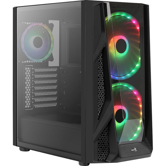 Aerocool NightHawk Duo Tower Black - (AEROPGSNIGHTHAWK-DUO)