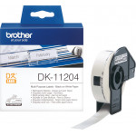 Brother DK-11204 Label Roll - Black on White, 17mm x 54mm - (DK11204)