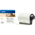 Brother DK-11247 Label Roll - Black on White, 103mm x 164mm - (DK11247)