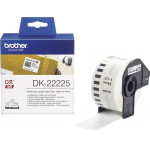 Brother DK-22225 Continuous Paper Label Roll - Black on White, 38mm wide - (DK22225)