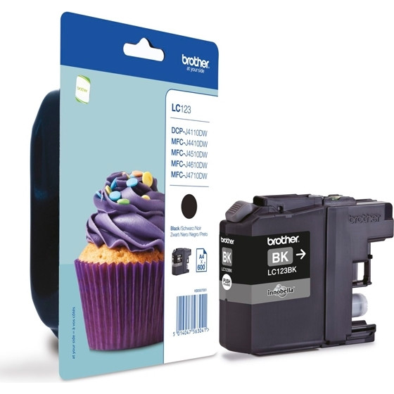 Brother ������ Inkjet LC-123BK Black (LC-123BK) - (LC123BK)