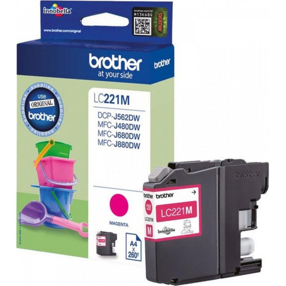 Brother ������ Inkjet LC-221 Magenta (LC-221M) - (LC221M)