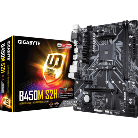 Gigabyte B450M S2H - (GAB45MS2H-00-G)