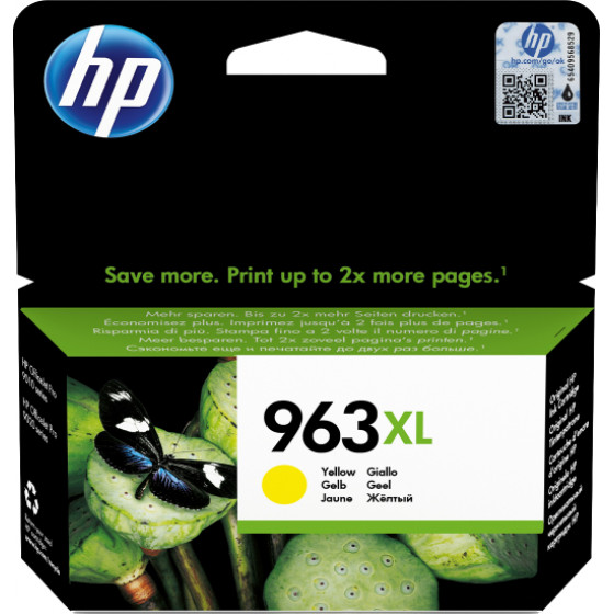 HP 963XL High Yield Yellow Ink - (3JA29AE)