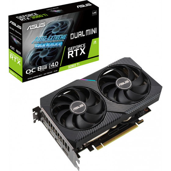 Asus GeForce RTX 3060Ti DUAL V2 Mini OC 8GB - (90YV0FT2-M0NA00)