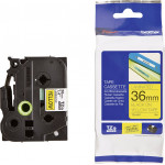 Brother TZe-661 Labelling Tape Cassette - Black on Yellow, 36mm wide - (TZE661)