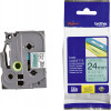 Brother TZe-751 Labelling Tape Cassette - Black on Green, 24mm wide - (TZE751)