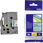 Brother TZe-751 Labelling Tape Cassette - Black on Green, 24mm wide - (TZE751)