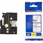 Brother TZe-FX231 Labelling Tape Cassette - Black on White, 12mm wide - (TZEFX231)