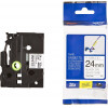 Brother TZe-FX251 Labelling Tape Cassette - Black on White Flexible-ID, 24mm wide - (TZEFX251)