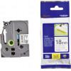 Brother TZe-S241 Labelling Tape Cassette - Black on White Strong Adhesive, 18mm wide - (TZES241)
