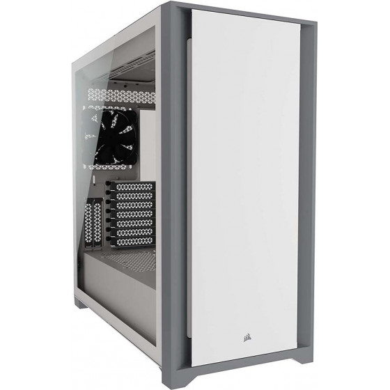 Corsair 5000D Tempered Glass Mid-Tower ATX PC Case - White - (CC-9011209-WW)