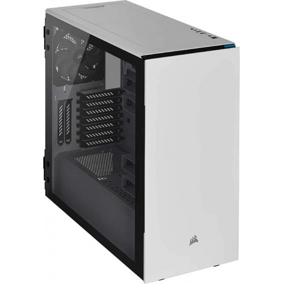 Corsair Carbide 678C Low Noise Tempered Glass ATX Case - White - (CC-9011170-WW)