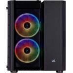 Corsair Crystal 280X Windowed RGB Tempered Glass Micro ATX PC Case - Black - (CC-9011135-WW)