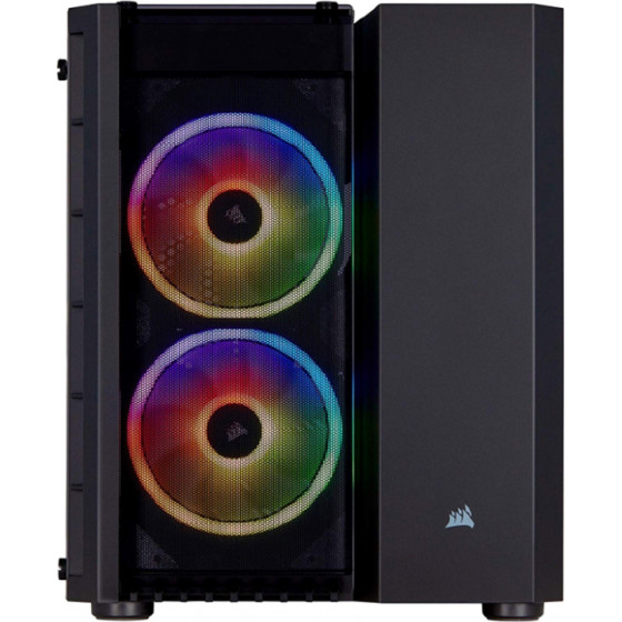 Corsair Crystal 280X Windowed RGB Tempered Glass Micro ATX PC Case - Black - (CC-9011135-WW)