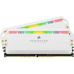 Corsair DOMINATOR(R) PLATINUM RGB 16GB (2 x 8GB) DDR4 DRAM 3200MHz C16 Memory Kit -- White - (CMT16GX4M2Z3200C16W)