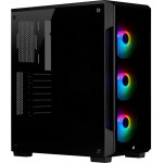 Corsair iCUE 220T RGB Tempered Glass Mid-Tower Smart Case - Black - (CC-9011190-WW)
