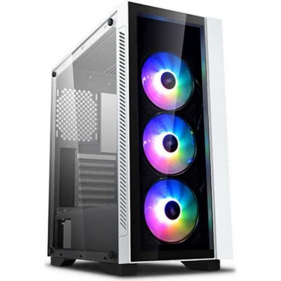 DeepCool Matrexx 55 V3 ADD-RGB 3F White Mid Tower Case - (DP-ATX-MATREXX55V3-AR-WH-3F)