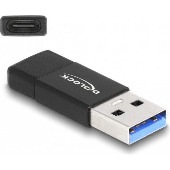 DeLock ���������� USB 3.2 Gen 2 �� USB Type-C, 10Gbps, ������ - (60001)