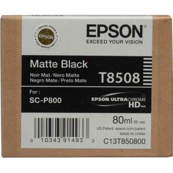 Epson ������ Inkjet T8508 Matte Black - (C13T850800)