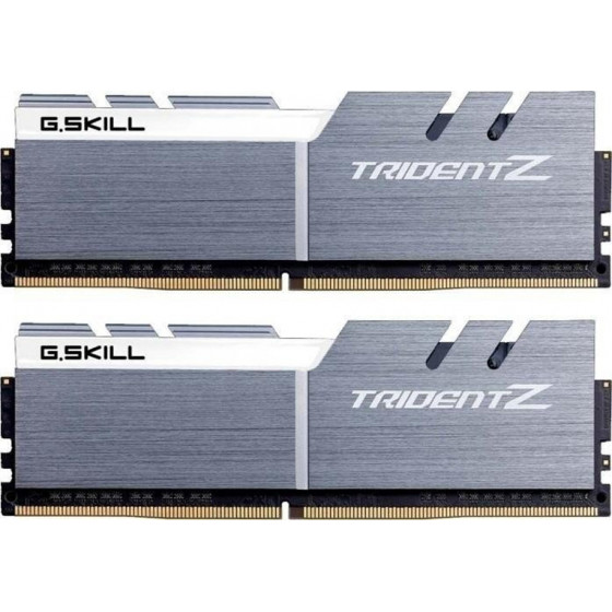 G.Skill Trident Z DDR4-3600MHz 32GB (2x16GB) CL17-19-19-39 1.35V Silver-White - (F4-3600C17D-32GTZSW)