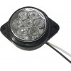 GloboStar �������� ���� ����� �������� FLAT BULLET LED 7 SMD DC 24V ��������� IP66 ����� ����� 6000K - (115411)