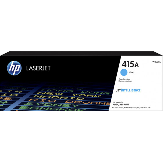 HP 415A Cyan LaserJet Toner Cartridge (2.1k) - (W2031A)