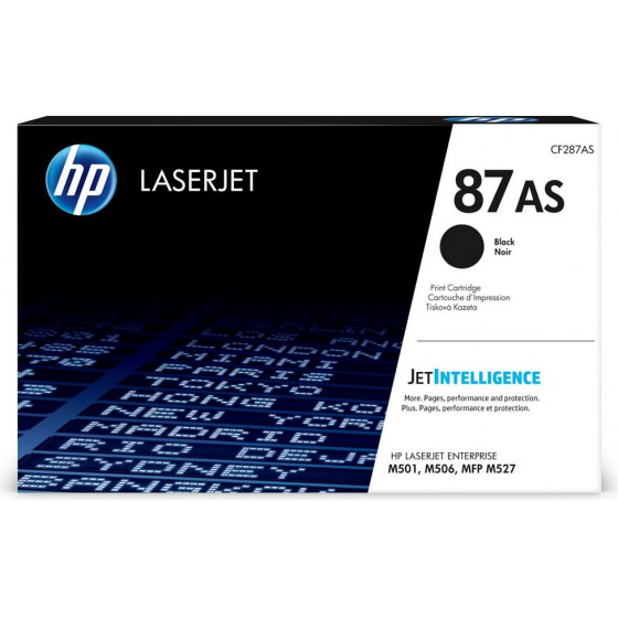 HP 87AS LaserJet Black Toner (6k) - (CF287AS)