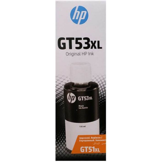 HP GT53XL Black Original Ink Bottle 135ml - (1VV21AE)