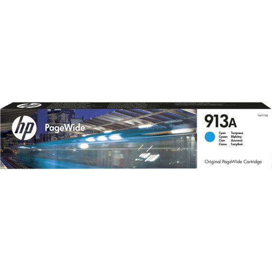 HP ������ Inkjet 913A Cyan - (F6T77AE)