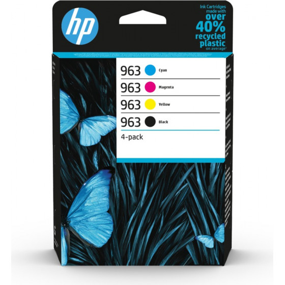 HP ������ Inkjet 963 4-Pack CMYK - (6ZC70AE)