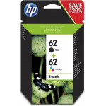 HP ������ Inkjet No.62 Multipack - (N9J71AE)