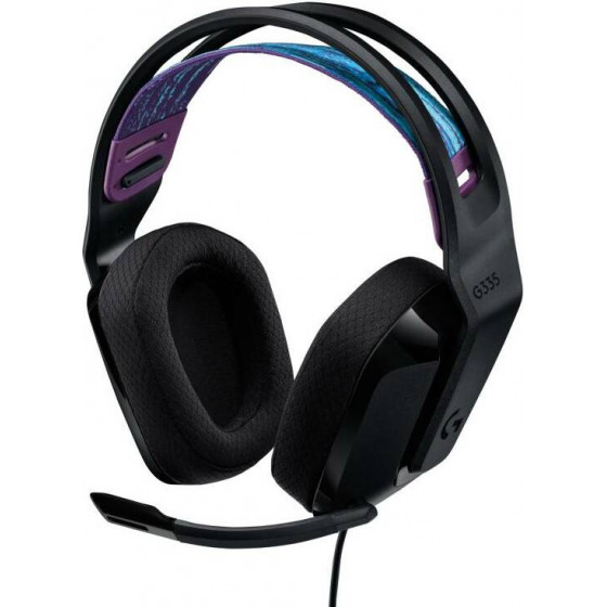 Logitech G335 Wired Gaming Headset - Black - (981-000978)