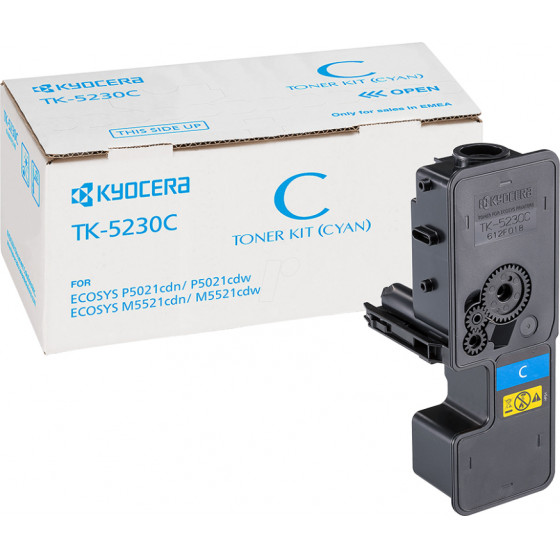 Kyocera ECOSYS M5521MFP/P5021 TONER HC CYAN (TK-5230C) - (1T02R9CNL0)