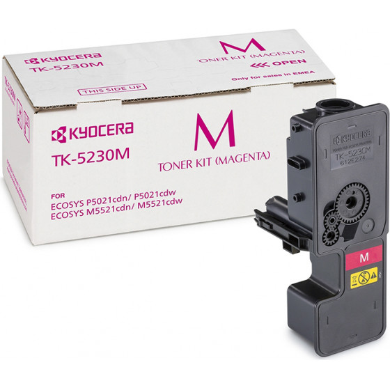 Kyocera ECOSYS M5521MFP/P5021 TONER HC MAGENTA (TK-5230M) - (1T02R9BNL0)