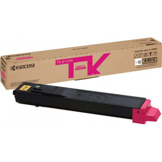 Kyocera ECOSYS M8124cidn/M8130cidn TONER MAGENTA 8k (TK-8115M) - (1T02P3BNL0)