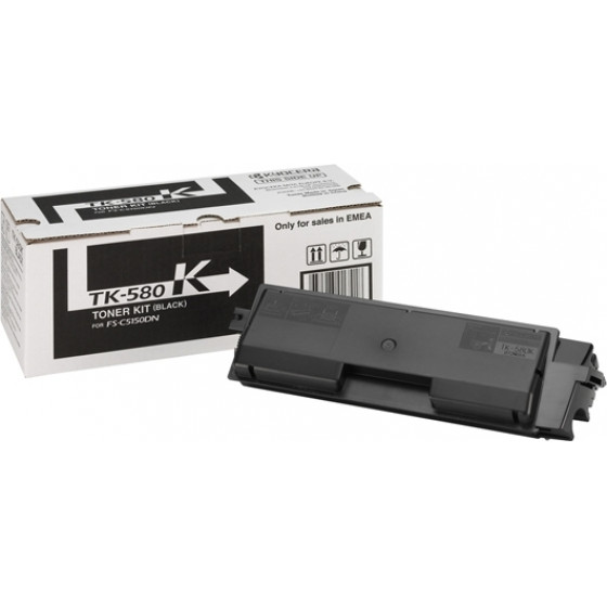Kyocera FS C5150DN BLACK TONER (3.5k) (TK-580K) - (1T02KT0NL0)